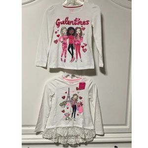 Isaac Mizrahi NWT 2 long sleeved girls tops size 5/6, so adorable!